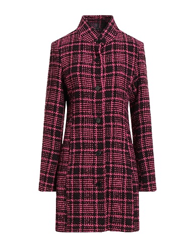 GAUDÌ Coat JEANS Fuchsia 86% Polyester, 10% Wool, 4% Other Fibres