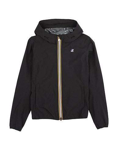 K-WAY Jacket Black 72% Polyester, 28% Polyurethane