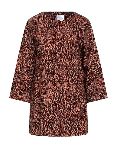 ANONYME DESIGNERS Lange Jacke Braun 74% Viskose, 20% Nylon, 6% Elastan