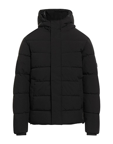 JACK & JONES Shell jacket Black 100% Polyester