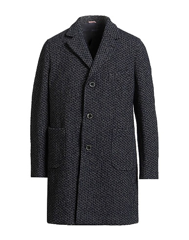 SANTANIELLO Coat Midnight blue 50% Wool, 36% Acrylic, 10% Polyester, 4% Polyamide