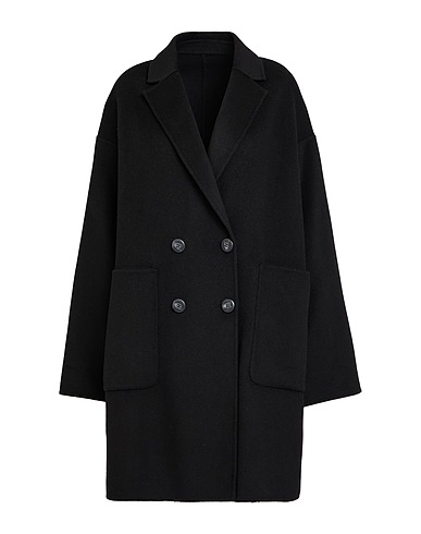CARACTÈRE COATS & JACKETS Black 60% Wool, 40% Polyester