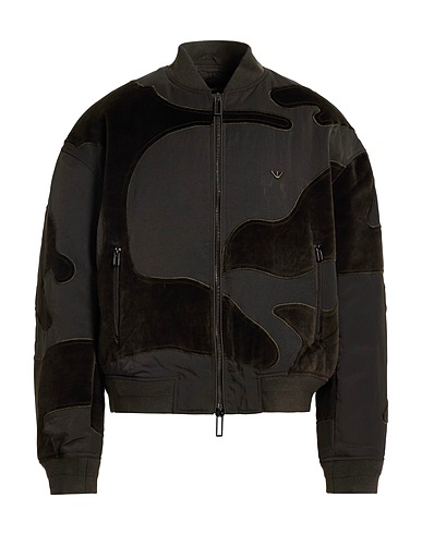 EMPORIO ARMANI ブルゾン ミリタリーグリーン ナイロン 100% / コットン / アクリル / ポリエステル / ポリウレタン