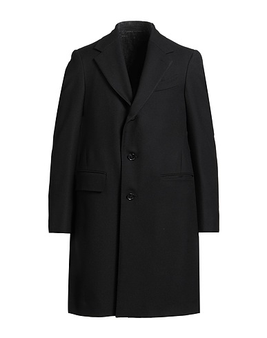 CARUSO Coat Black 100% Wool