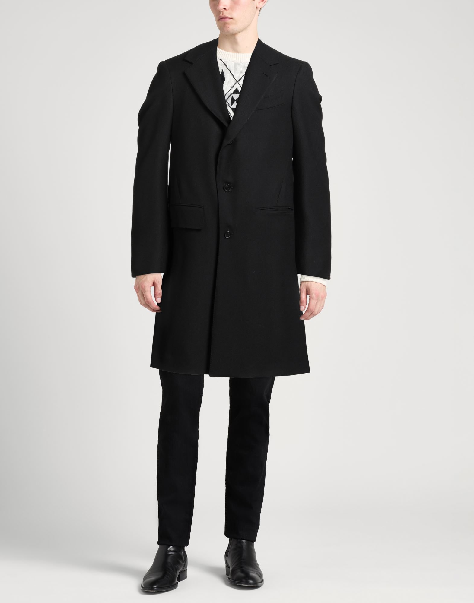 CARUSO コート＆ブルゾン | コート ブラック メンズ | YOOX