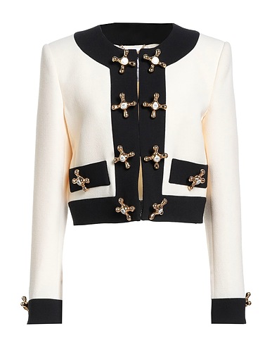 MOSCHINO Jacket COUTURE Cream 100% Virgin Wool