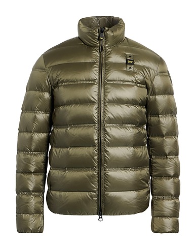 BLAUER. Shell  jacket Military green 100% Polyamide