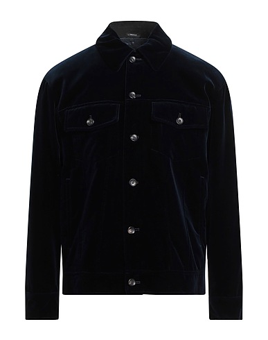 EMPORIO ARMANI Jacket Navy blue 100% Cotton
