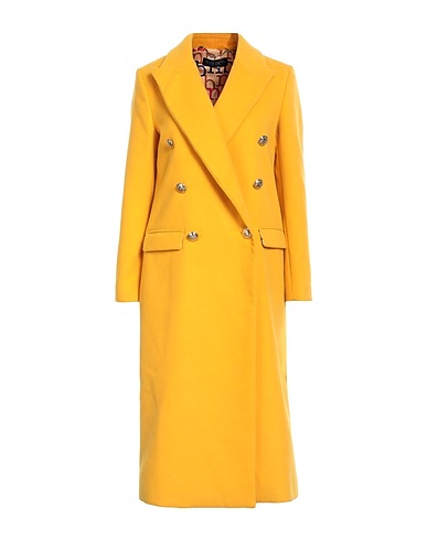 NORA BARTH Coat Yellow 60% Viscose, 32% Polyamide, 8% Elastane