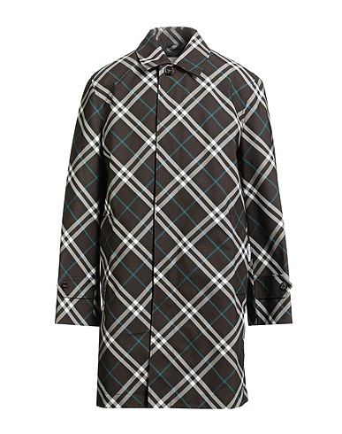 BURBERRY Lange Jacke Dunkelbraun 100% Polyester