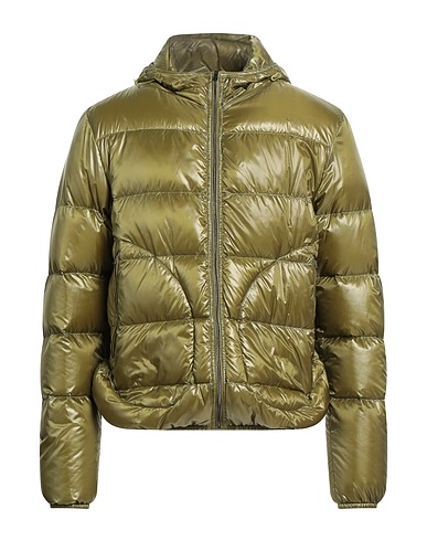 HERNO Shell jacket Military green 100% Polyamide
