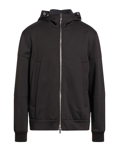 PAOLO PECORA Jacke Dunkelbraun 57% Baumwolle, 43% Polyamid