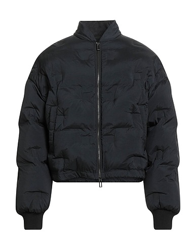 EMPORIO ARMANI Shell jacket Black 100% Polyamide, Virgin Wool