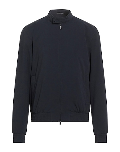 EMPORIO ARMANI Giubbotto Blu notte 96% Poliestere, 4% Elastan