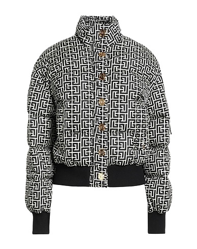 BALMAIN Shell  jacket Black 100% Polyamide