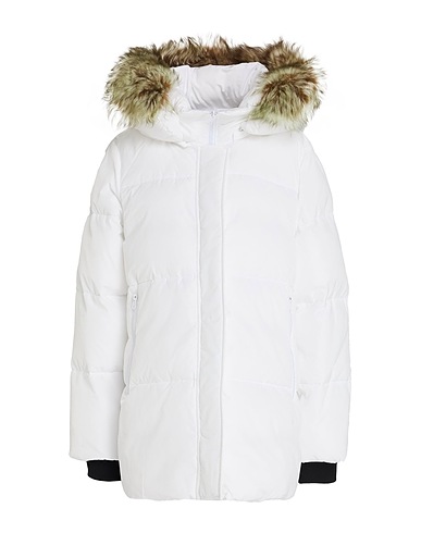 CANADIAN Shell  jacket White 100% Polyamide, Shearling