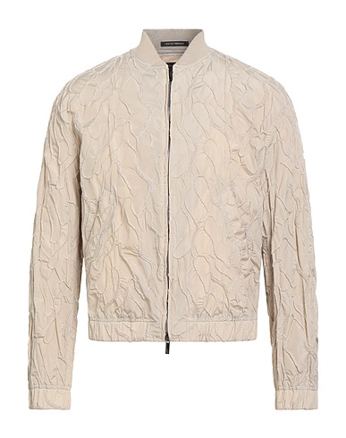 EMPORIO ARMANI Steppjacke Beige 100% Polyester, Polyamid, Elastan, Baumwolle