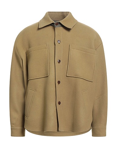 COSTUMEIN Solid colour shirt Khaki 75% Virgin Wool, 25% Polyamide