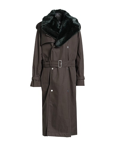 BURBERRY Double breasted pea coat Dark green 100% Cotton, Modacrylic, Polyester