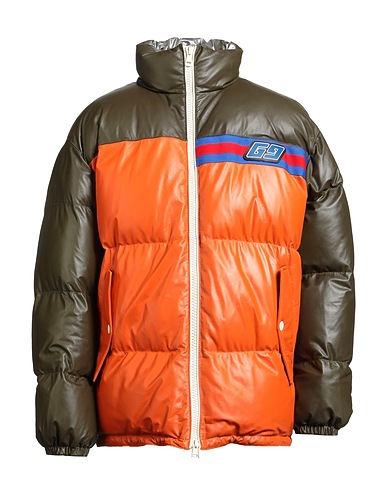 GUCCI Shell  jacket Military green Calfskin