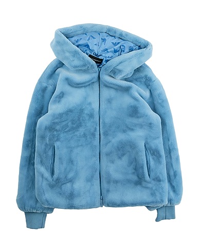 EMPORIO ARMANI Kunstpelz Azurblau 100% Polyester