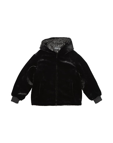 EMPORIO ARMANI Teddy Coat Black 100% Polyester