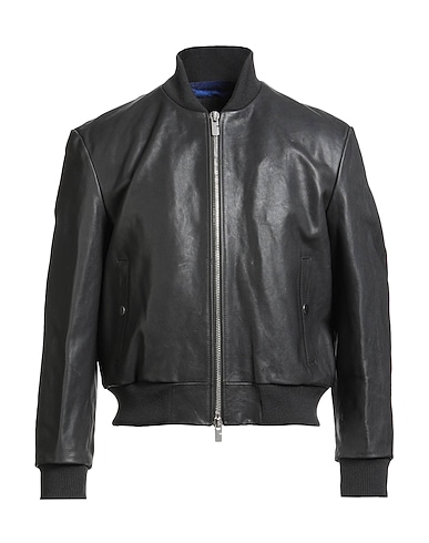 BURBERRY Bomber Black 100% Calf hair