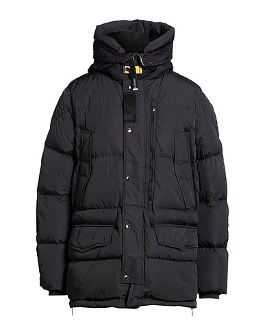 PARAJUMPERS Shell jacket Black 100% Polyester, Polyamide
