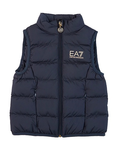 EA7 Gilet Navy blue 100% Polyester