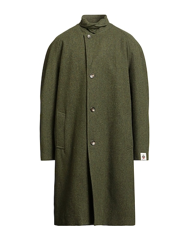 BALLY Coat Military green 100% Virgin Wool