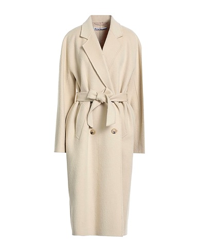 ACNE STUDIOS Ναυτικά και σταυρωτά παλτά Μπεζ 85% Μαλλί, 15% Μαλλί αλπακά