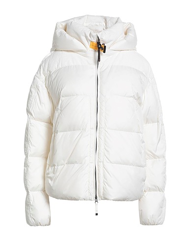 PARAJUMPERS Piumino Bianco 100% Poliammide, Cotone