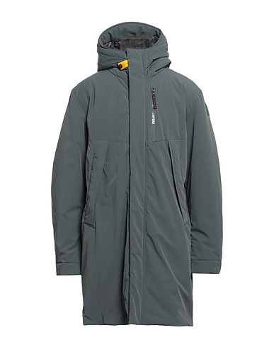 PARAJUMPERS Coat Sage green 58% Polyamide, 33% Polyester, 9% Elastane