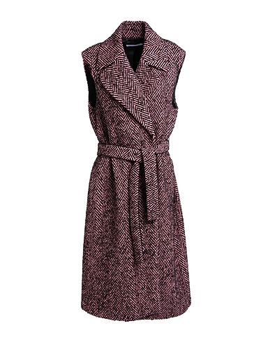 CARACTÈRE Coat Pink 68% Viscose, 27% Polyamide, 5% Elastane, Polyacrylic, Wool