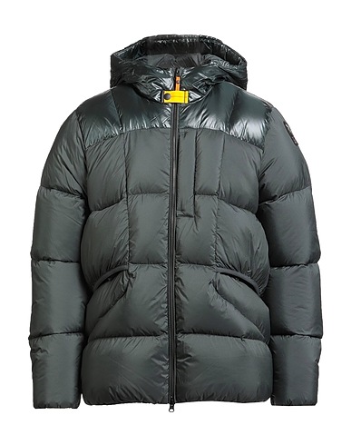 PARAJUMPERS Shell jacket Dark green 100% Polyamide, Polyurethane