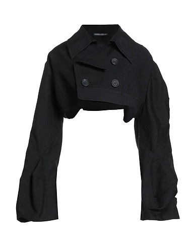 YOHJI YAMAMOTO Double breasted pea coat 58% Wool, 42% Cotton