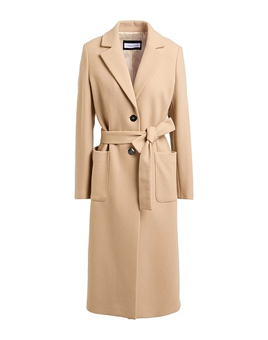 CARACTÈRE Coat Beige 80% Virgin Wool, 20% Polyamide