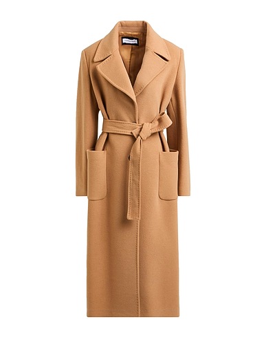 CARACTÈRE Coat Camel 77% Wool, 20% Polyamide, 3% Elastane