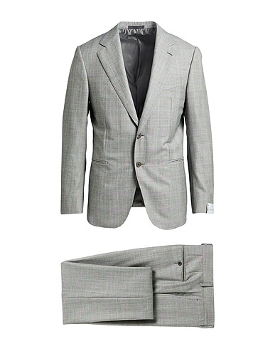 CARUSO Suits Light grey 100% Wool