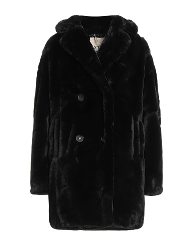 MIXTURE Teddy Coat Black 100% Polyester