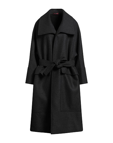 GUCCI Coat Charcoal 88% Wool, 12% Cashmere