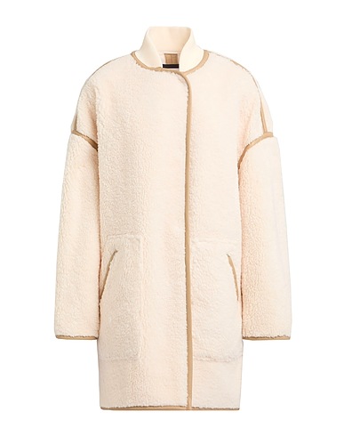 CARACTÈRE Teddy Coat Cream 100% Polyester