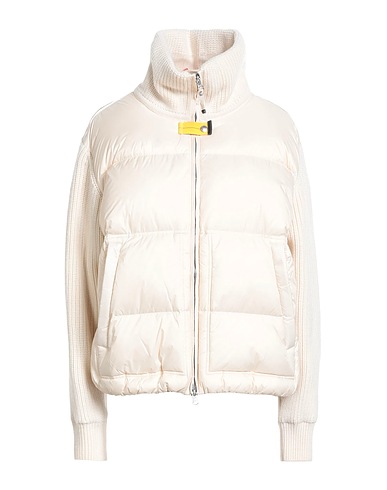 PARAJUMPERS Shell jacket Ivory 100% Polyamide, Wool