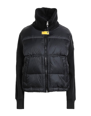 PARAJUMPERS Shell jacket Black 100% Polyamide, Wool