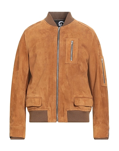 GOLDEN GOOSE Bomber Camel 100% Leather