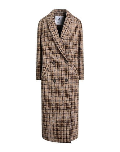 COMPAGNIA ITALIANA Coat Sand 45% Acrylic, 26% Polyester, 20% Wool, 6% Polyamide, 3% Other Fibres