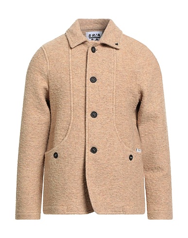 BERNA Coat Beige 50% Virgin Wool, 50% Polyester