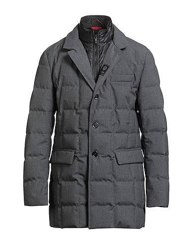FAY Shell jacket Grey 65% Polyester, 35% Viscose