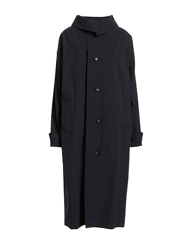 YOHJI YAMAMOTO Full-length jacket Charcoal 89% Nylon, 11% Polyurethane