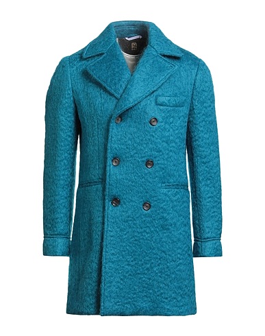 IL CAPPOTTINO Coat Deep teal 78% Mohair wool, 16% Wool, 6% Polyamide